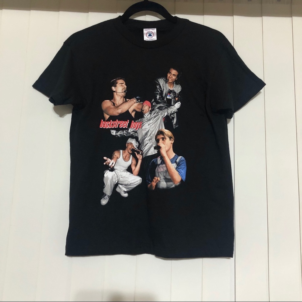 NWOT Vintage 90s Backstreet Boys Kids Large Shirt